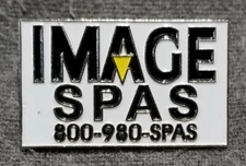 LMH PINBACK Pin IMAGE SPAS Hot Tub Hottub Pool Pools Spa HOME DEPOT Hydrotherapy