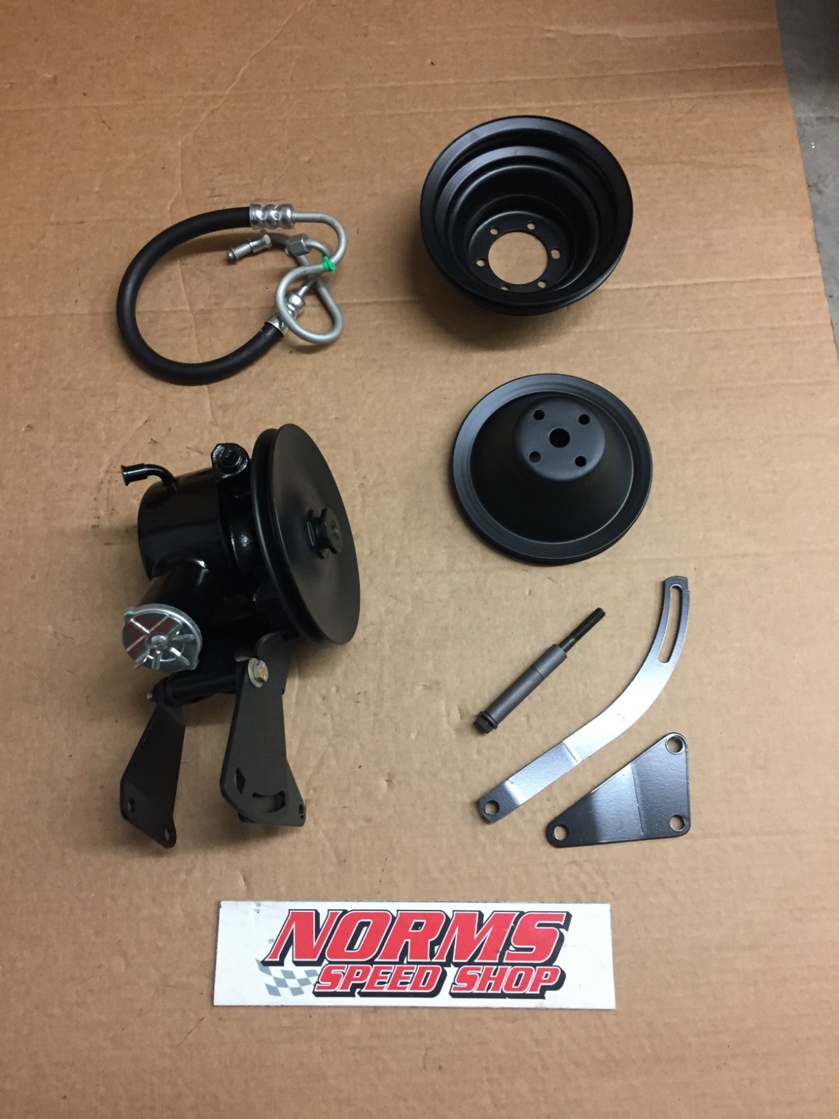 Mopar SB Crankshaft Pulley For 318/340/360 Engines - 1 V-Belt Polished Billet Aluminum 11 thumbnail image