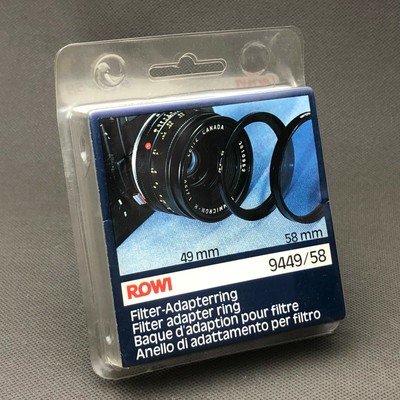 Filteradapter Step-down 58mm-49mm 58-49 Adapterring Adapter Ring Filteradapter Step-down 58mm-49mm 58-49 Adapterring Adapter Ring
