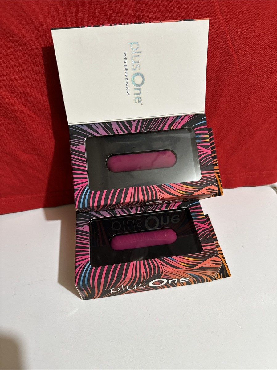 Plus One Vibrating Bullet Pink Model 6702H Clio 2 Pack Personal Massager |  eBay