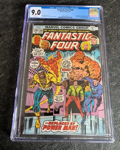 Fantastic Four 168 CGC Graded 9.0 Comic Book