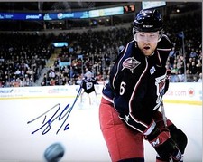 David Savard Columbus Blue Jackets NY Rangers Signed 8x10 Comes LOM COA (PH2316)