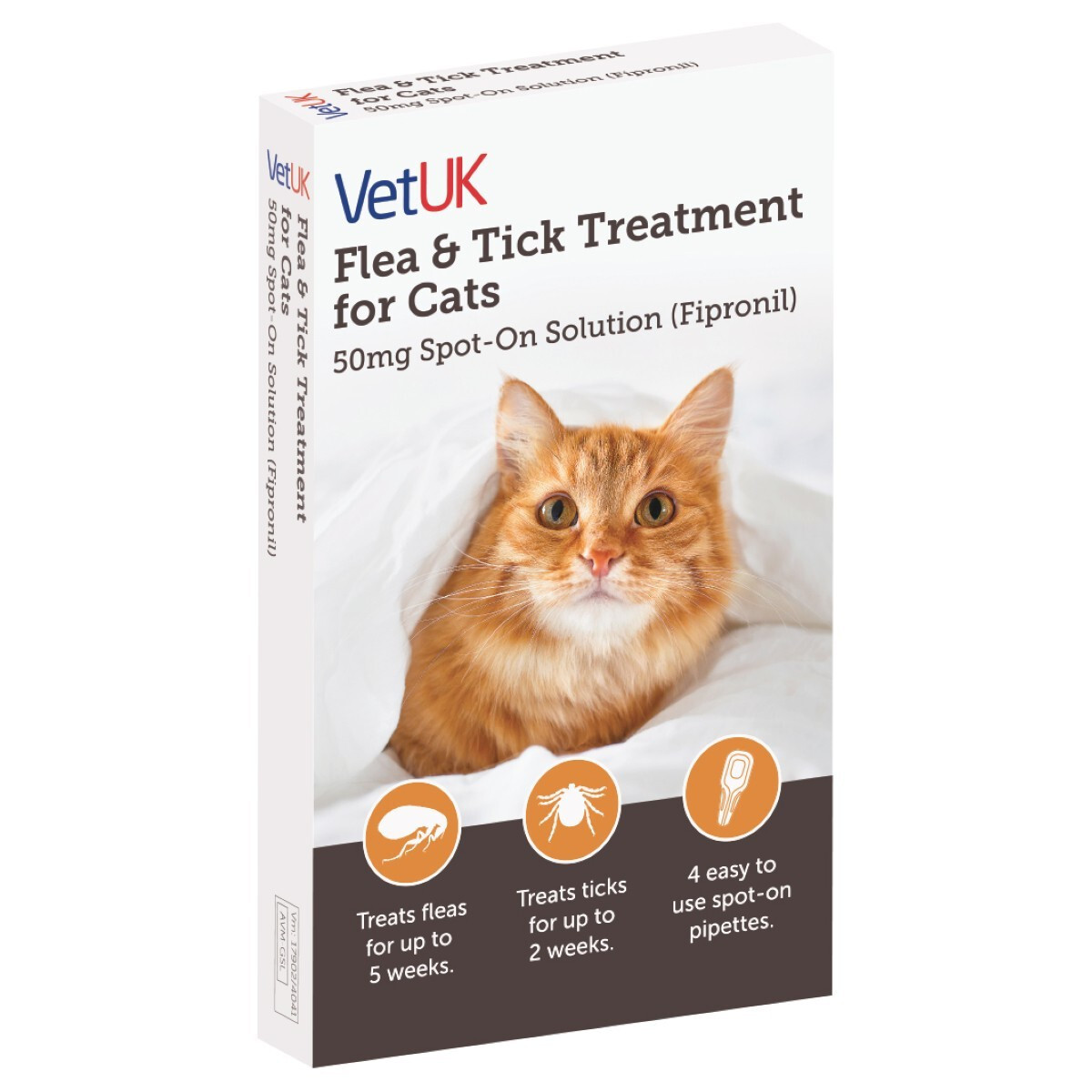 VET UK flea and tick spot on treatment for cats. Same as frontline eBay