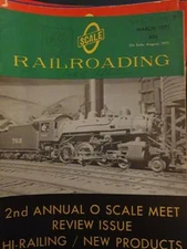 Scale Railroading Magazine March 1971 Good condition