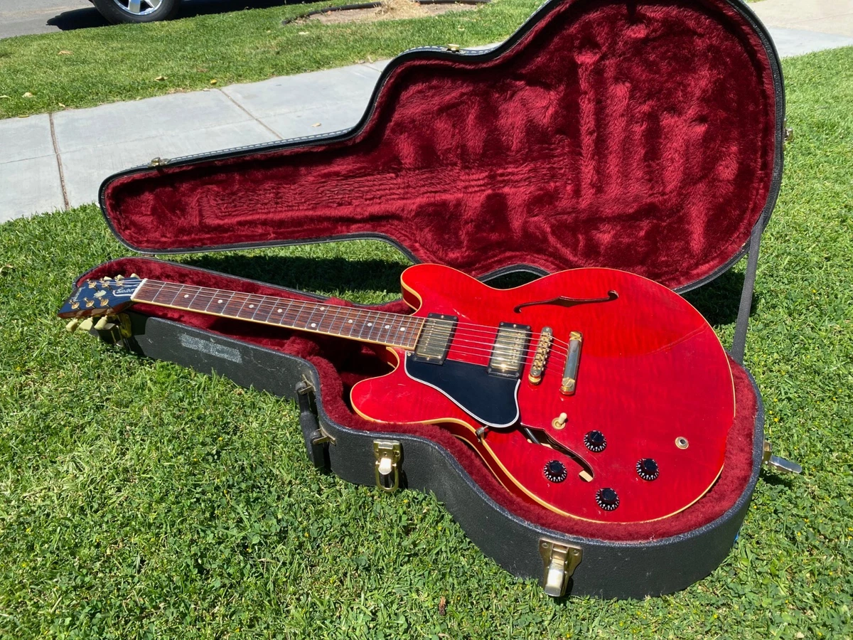 Gibson USA製 red Preços baixos em Gibson Vermelho Canhoto Guitarras Elétricas | eBay