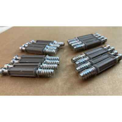 16x Ikea Part 118331 Cam Lock Fastener Screws Plastic and metal
