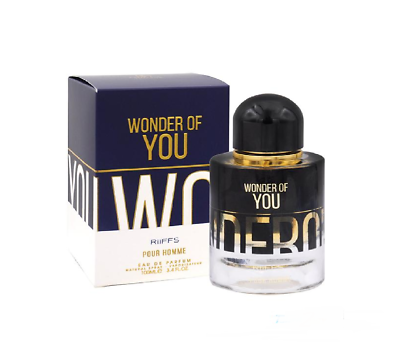 Wonder of You By Riiffs Pour Homme For Men 3.4 Oz Spray Brand New