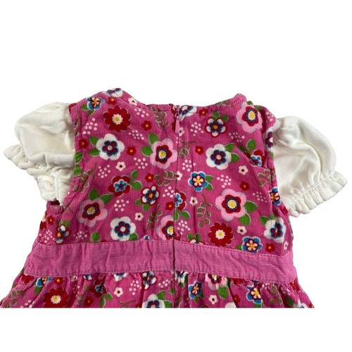 The Children's Place Floral Lightweight Corduroy 3 piece Dress 0-3 Mos. Pink Set - Picture 3 of 5