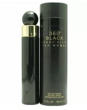 360 Black Perry Ellis For Women 3.4oz/100mL. EDP Spray Brand New In Box NIB-RARE