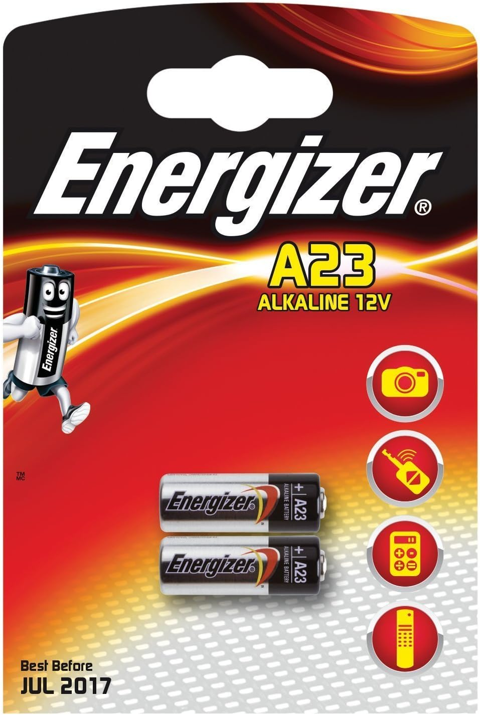 A23 Batteries, A23 Battery Alkaline, 2 Count-image