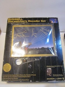 BAUSCH & LOMB BUSHNELL STARWATCHER'S DECODER SET INCLUDES BOOK & INSTRUCTIONS
