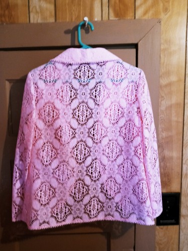 Vintage 70's Pink Maxi Long Prom Dress with Jacket Polyester - Picture 8 of 13