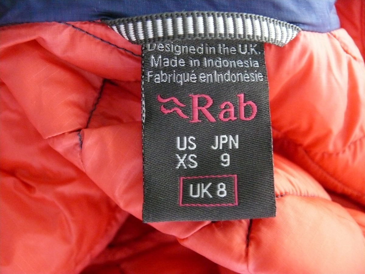 Veste à capuche zippée Femme Rab Microlight Alpine Noire Taille 42