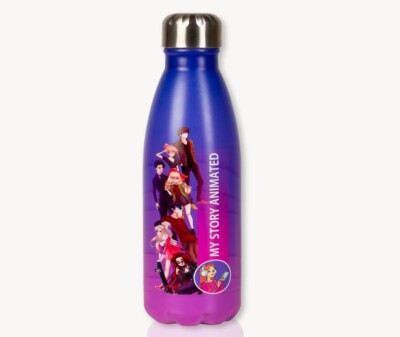 MSA Official 17 Oz Slim Stainless Steel Water Bottle with Strap Cute free ship