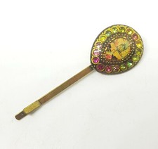 Michal Negrin Romantic hair pin clips hand made Crystals 44A