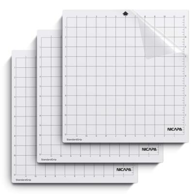 NICAPA 3er Set Schneidematte für Silhouette Cameo 4/3/2/1 Standgriff...