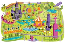 Shag Print "Cocktail Country" Unframed Serigraph /200 Josh Agle