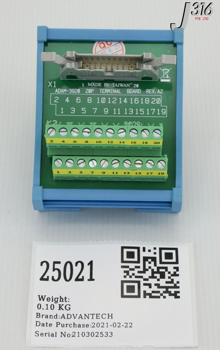25021 ADVANTECH PCB, 20P TERMINAL BOARD ADAM-3920 | eBay