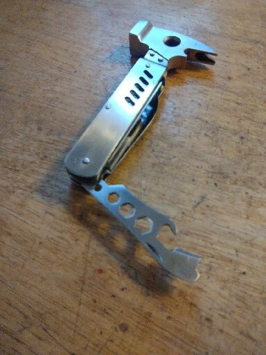 Multi Tool, Handy Carry, Pocket Sized, All Stainless Steel, Hammer, Camp, Work