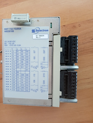 SELECTRON DIGITAL I/O UNIT / DDT 732-TG/05A / 44530108 / 4453.0108 - Bild 2 von 2