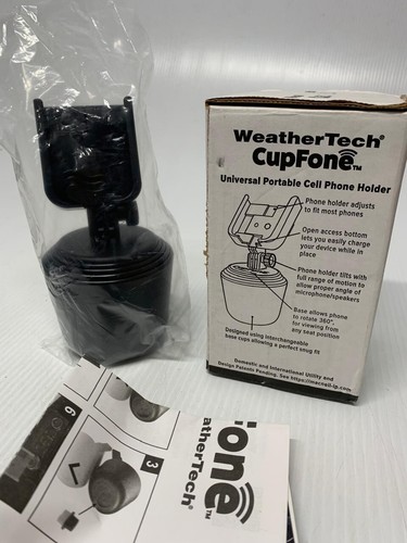 Weathertech Cupfone Universal Portable Cell Phone Holder OPEN BOX FREE SHIPPING - Zdjęcie 2 z 4