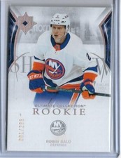 RARE 2021-22 UD ULTIMATE ROBIN SALO ROOKIE CARD RC #160 ~ 001/299 UNIQUE