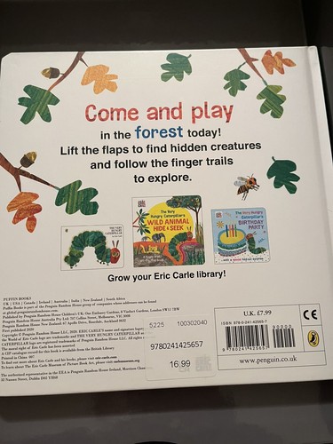 World Of Eric Carle The Very Hungry Caterpillar’s Hide & Seek- (Hardcover) - New - Picture 3 of 6