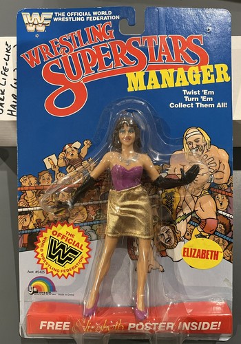 Vintage WWF LJN TITAN ~ ELIZABETH Figure MANAGER ~...