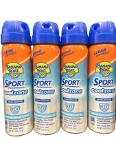 4 banana boat spf 30 coolzone sport spray 1.8oz TRAVEL SIZE
