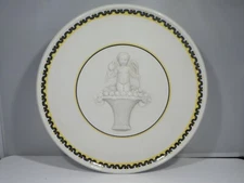 VINTAGE KPM COMPOTE WITH BISQUE CUPID IN A BASKET LIMITED EDITION XXX/240