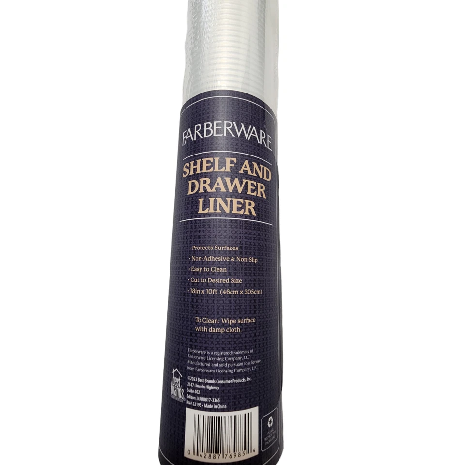 Пластиковые вкладыши Farberware для проволочных стеллажей, вкладышей для выдвижных ящиков для кухни - Изображение 3 из 4