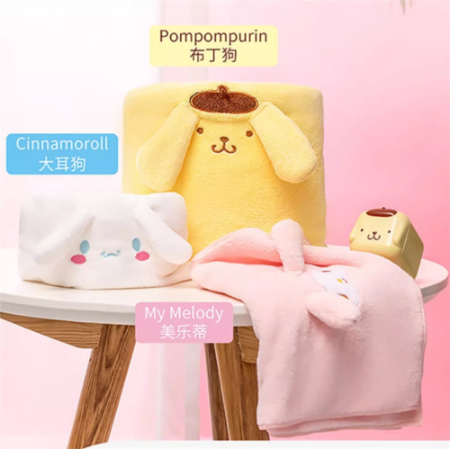 Sanrio Melody Cinnamoroll Coral Fleece Velvet Soft Household Towel Bath Towels  - 第 1/14 張圖片