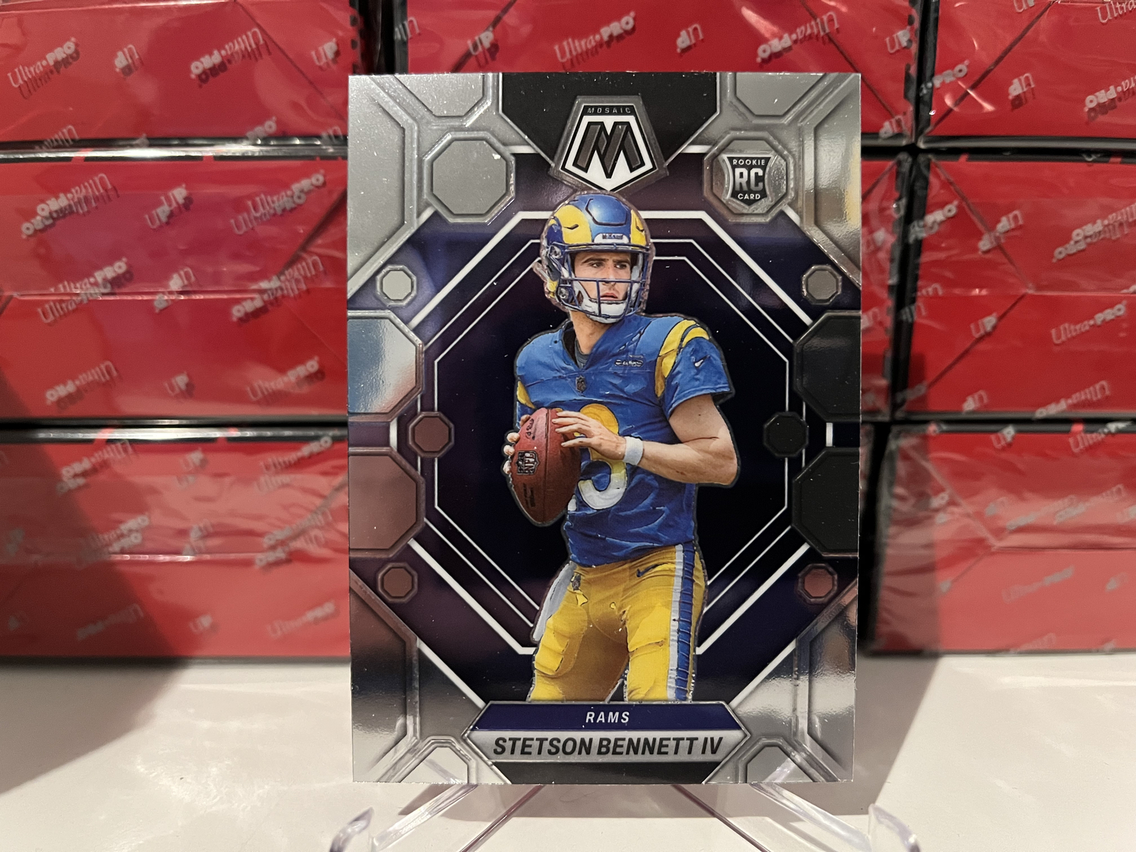 2023 NFL Panini Mosaic Football Stetson Bennett IV #362 Base Rookie Card