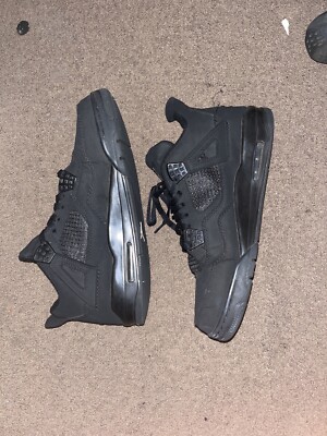 Size 12 - Jordan 4 Retro Mid Black Cat | eBay