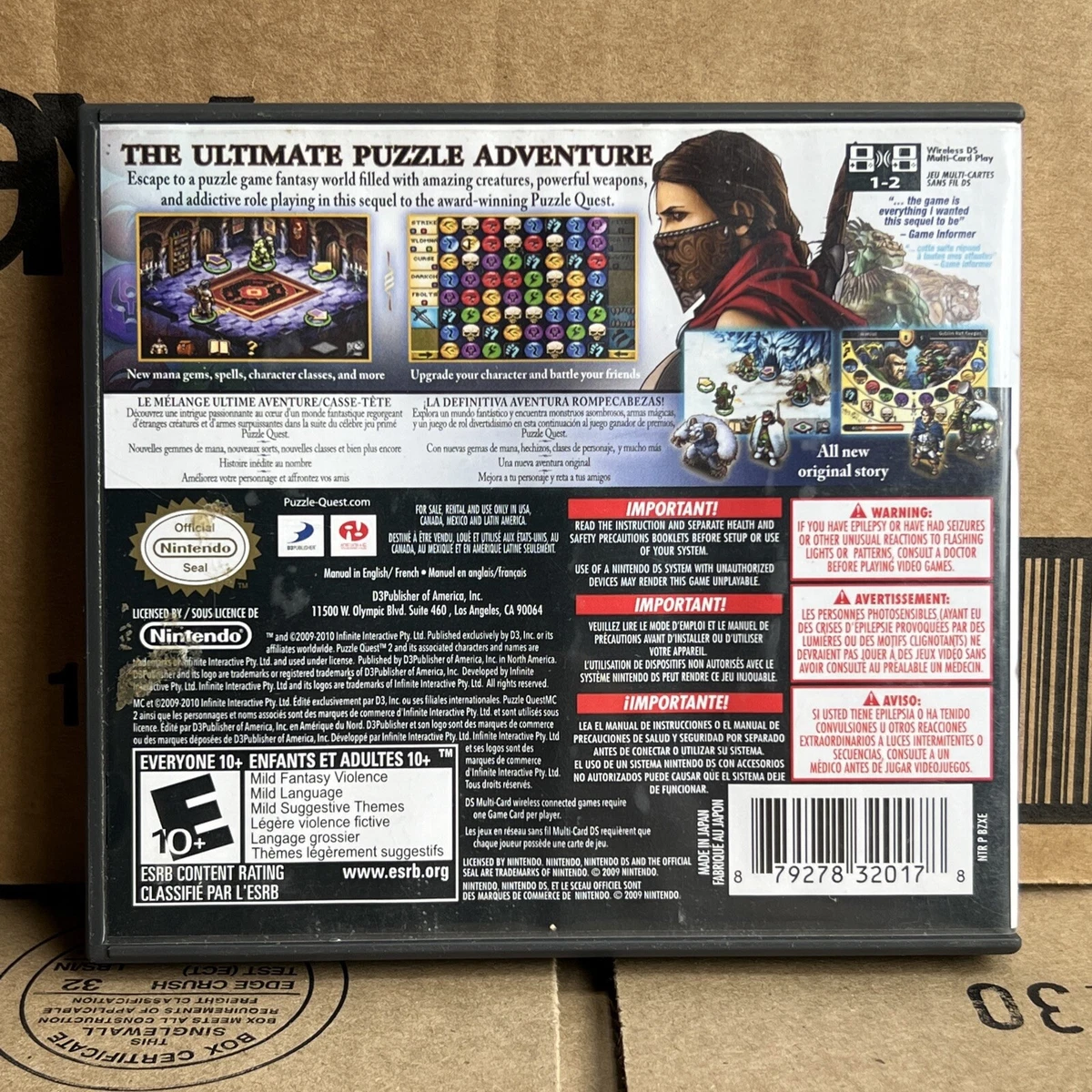 Puzzle Quest 2 para Nintendo DS (2010)