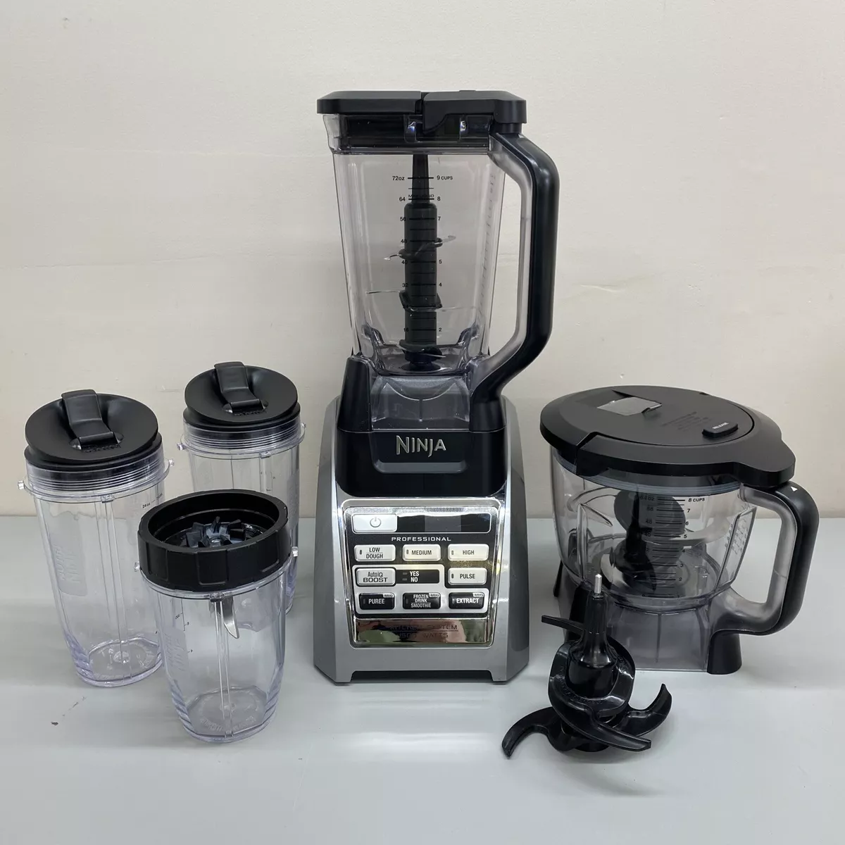 Ninja Blender Kitchen System w/Auto-iQ 1500W and Accessories