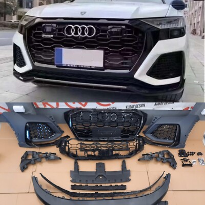 Für Audi Q8 SQ8 2019-2022  Stoßstange vorne Stoßsfänger mit Grill RSQ8 Optik