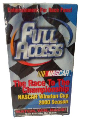 Nascar The Race To The Championship VHS Tape 2000 Season Winston Cup Full Access