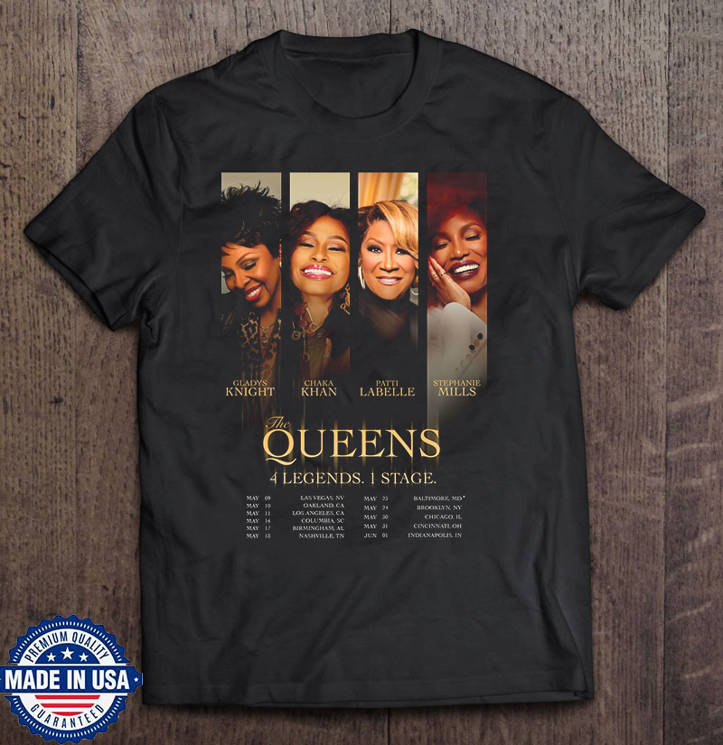 The Queens Band 4 Legends 1 Stage Tour T Shirt Full Size S-5XL
