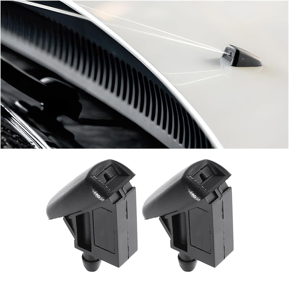 2× Windshield Wiper Washer Nozzle BM5117666AB For Ford Focus