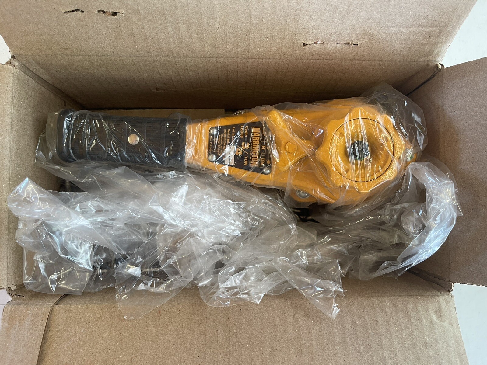 HARRINGTON LB00815 Lever Chain Hoist,15 ft. Lift,1500 lb. eBay