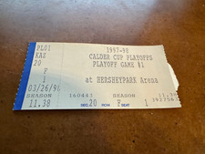 1998 Calder Cup Semifinals Hockey Ticket Hershey Bears Kentucky Thourghblades #1