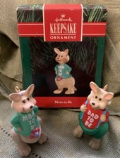 Hallmark Ornaments MOM TO BE & DAD TO BE Lot Of 2