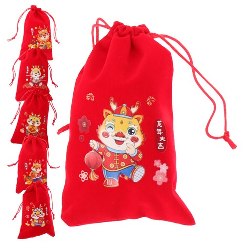 Beebeecraft Sacs En Velours Avec Cordon De Serrage Pochettes