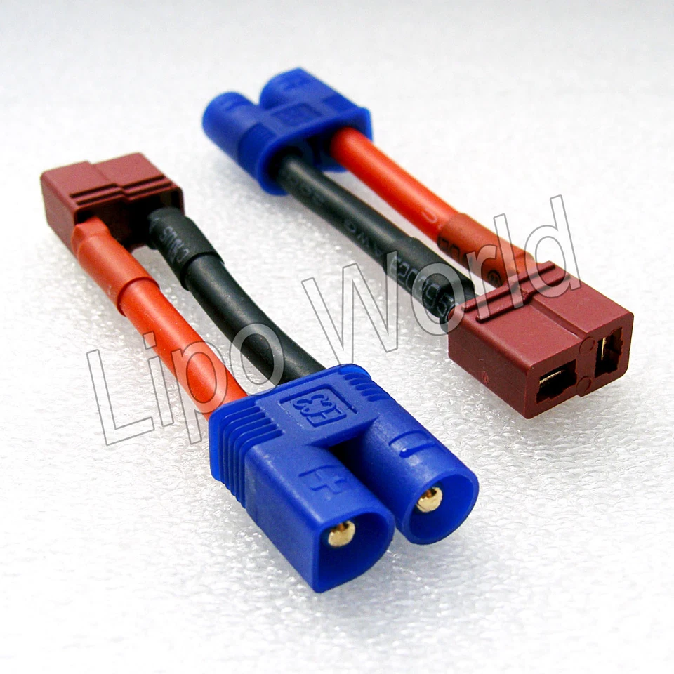 EC3 Stecker auf Deans T Buchse 12AWG !!! Adapter Lade Kabel LiPo Akku
