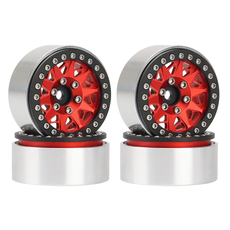 1.9” Beadlock Wheel Rim Hub for 1/10 RC Crawler Car Axial SCX10 90046 TRX4 RC4WD - Image 3 of 4