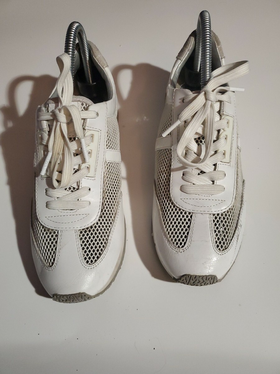 MICHAEL Kors Women’s Sneakers Maggie Trainers White Size Super Light  Mesh