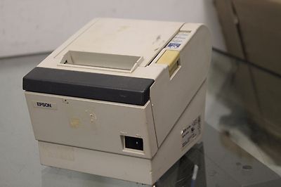 Epson TMT88III Model M129C Ethernet Black Receipt Printer Serial White