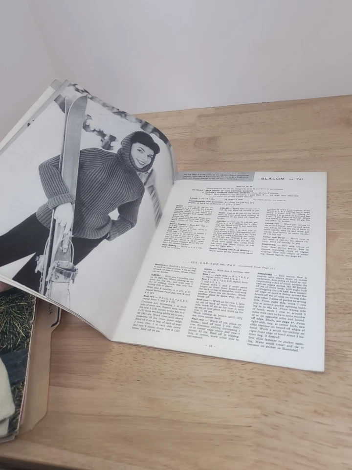 Hilos Bear & Fleisher para hombre y mujer TEJIDOS A MANO DEPORTES DE INVIERNO MODA Patrones Foto 3 de 4