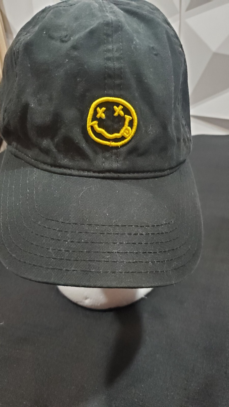 nirvana logo black hat adjustable - image 4